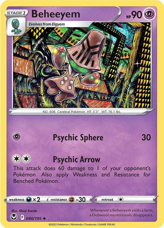 Image for Beheeyem (080/195) (SWSH12: Silver Tempest) (SWSH12) - Pokemon
