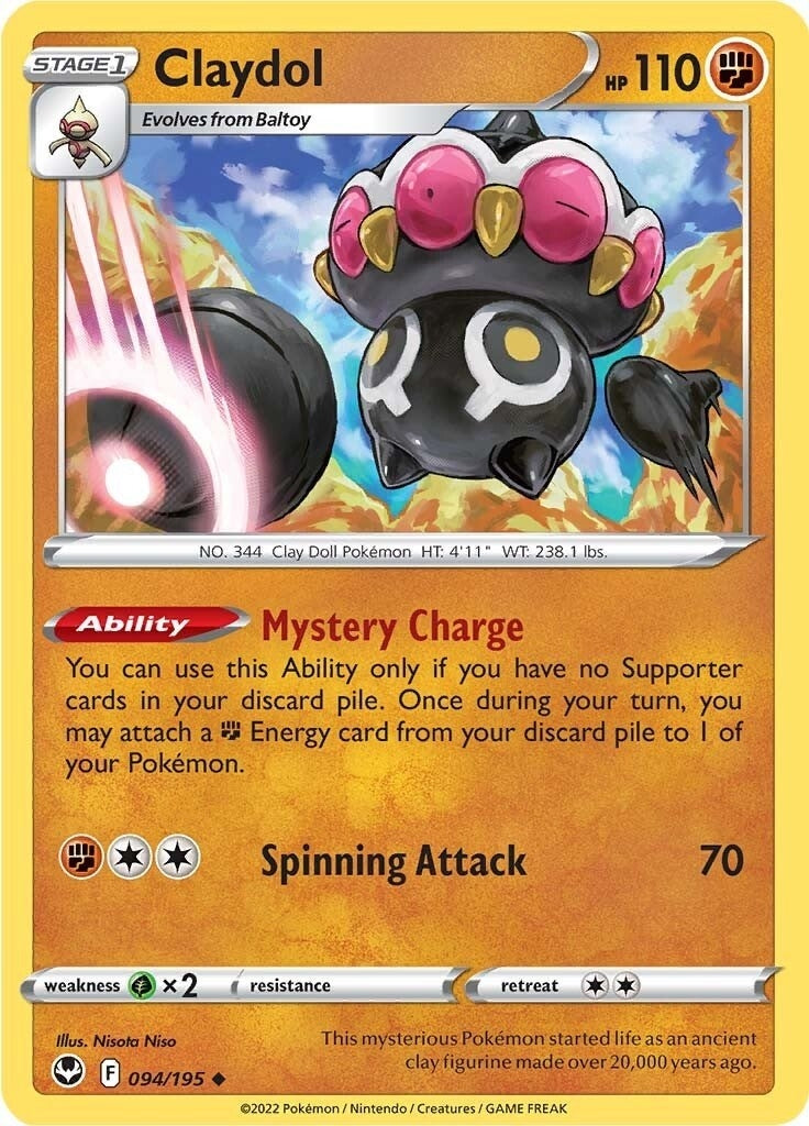 Image for Claydol (094/195) (SWSH12: Silver Tempest) (SWSH12) - Pokemon
