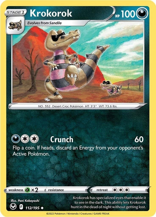 Image for Krokorok (112/195) (SWSH12: Silver Tempest) (SWSH12) - Pokemon