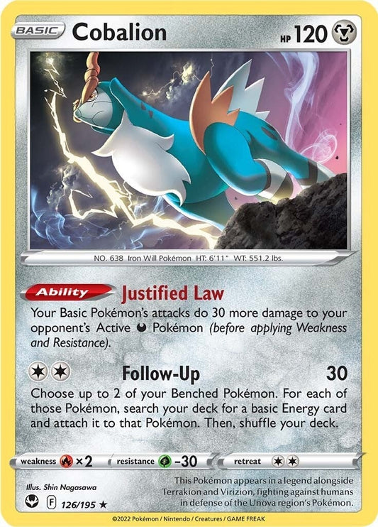 Image for Cobalion (126/195) (SWSH12: Silver Tempest) (SWSH12) - Pokemon