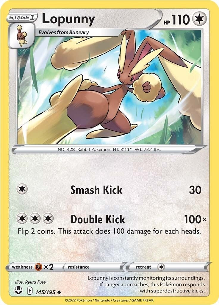 Image for Lopunny (145/195) (SWSH12: Silver Tempest) (SWSH12) - Pokemon