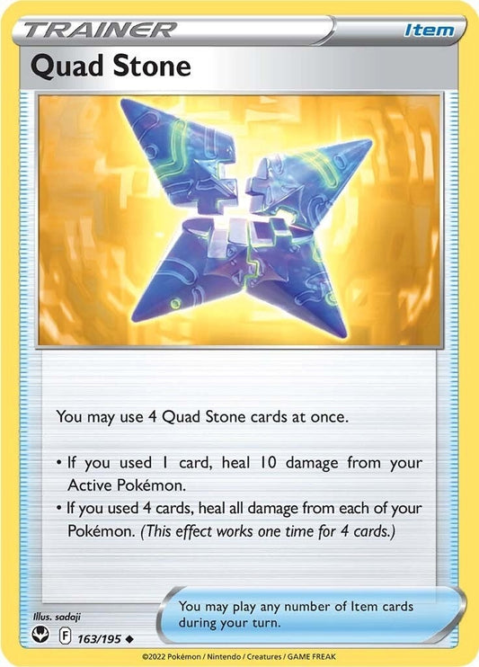 Image for Quad Stone (163/195) (SWSH12: Silver Tempest) (SWSH12) - Pokemon