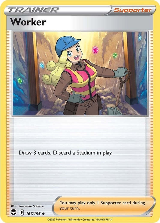 Image for Worker (167/195) (SWSH12: Silver Tempest) (SWSH12) - Pokemon