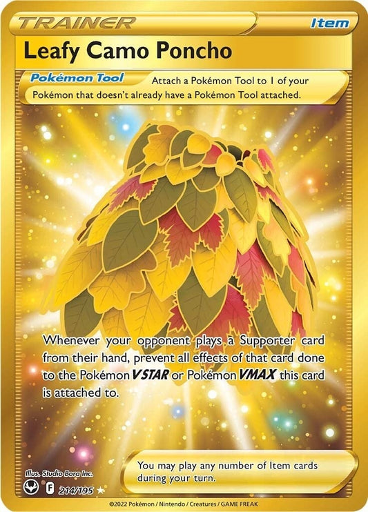 Image for Leafy Camo Poncho (Secret) (214/195) (SWSH12: Silver Tempest) (SWSH12) - Pokemon