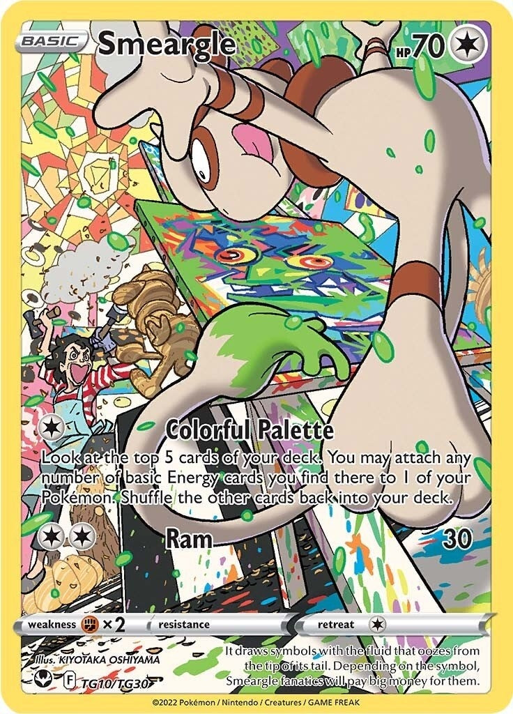 Image for Smeargle (TG10/TG30) (SWSH12: Silver Tempest Trainer Gallery) (SWSH12: TG) - Pokemon