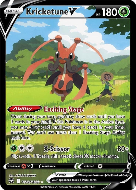 Image for Kricketune V (TG12/TG30) (SWSH12: Silver Tempest Trainer Gallery) (SWSH12: TG) - Pokemon