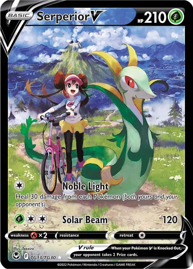 Image for Serperior V (TG13/TG30) (SWSH12: Silver Tempest Trainer Gallery) (SWSH12: TG) - Pokemon