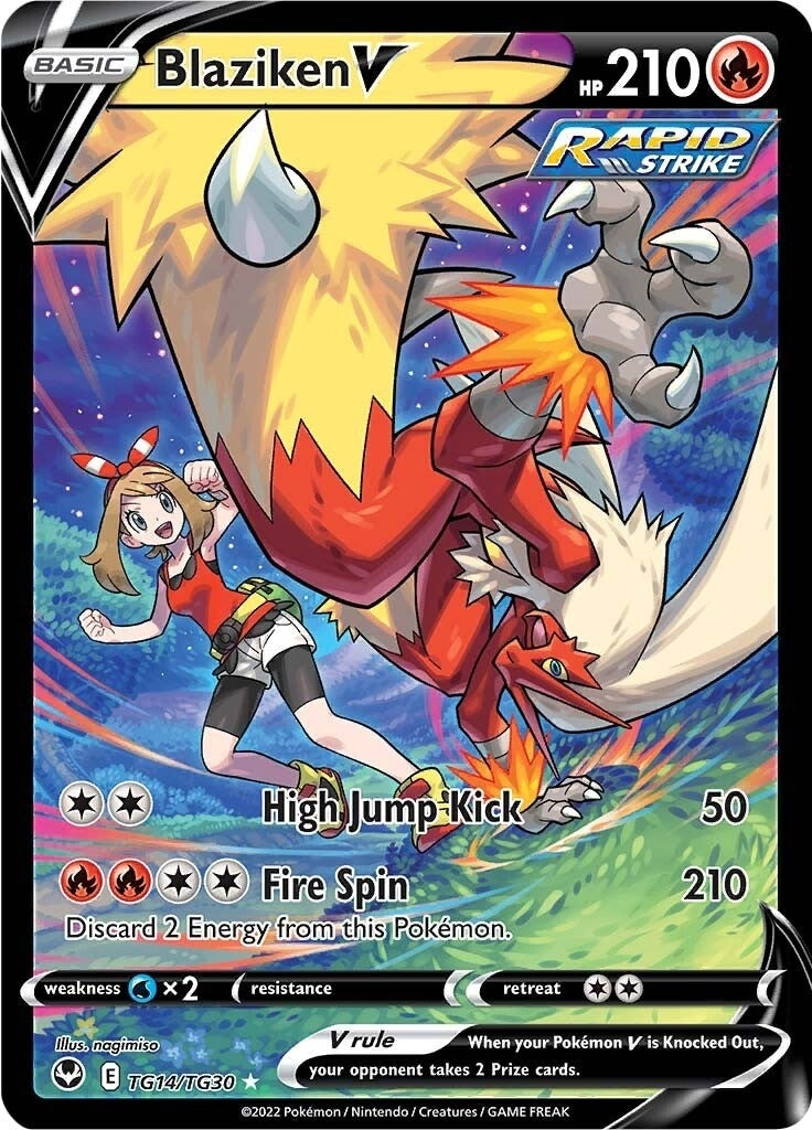 Image for Blaziken V (TG14/TG30) (SWSH12: Silver Tempest Trainer Gallery) (SWSH12: TG) - Pokemon