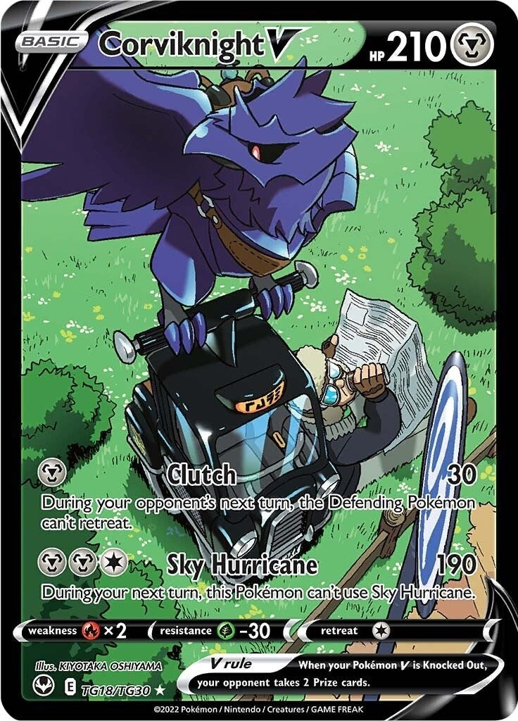Image for Corviknight V (TG18/TG30) (SWSH12: Silver Tempest Trainer Gallery) (SWSH12: TG) - Pokemon