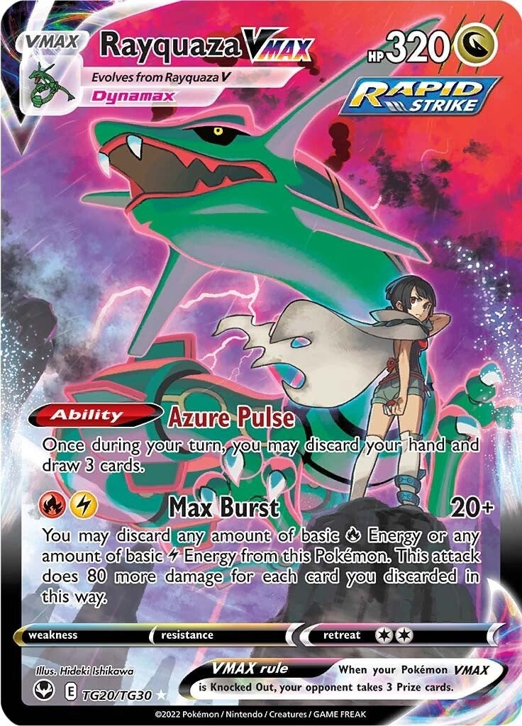 Image for Rayquaza VMAX (TG20/TG30) (SWSH12: Silver Tempest Trainer Gallery) (SWSH12: TG) - Pokemon