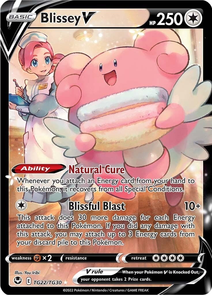 Image for Blissey V (TG22/TG30) (SWSH12: Silver Tempest Trainer Gallery) (SWSH12: TG) - Pokemon