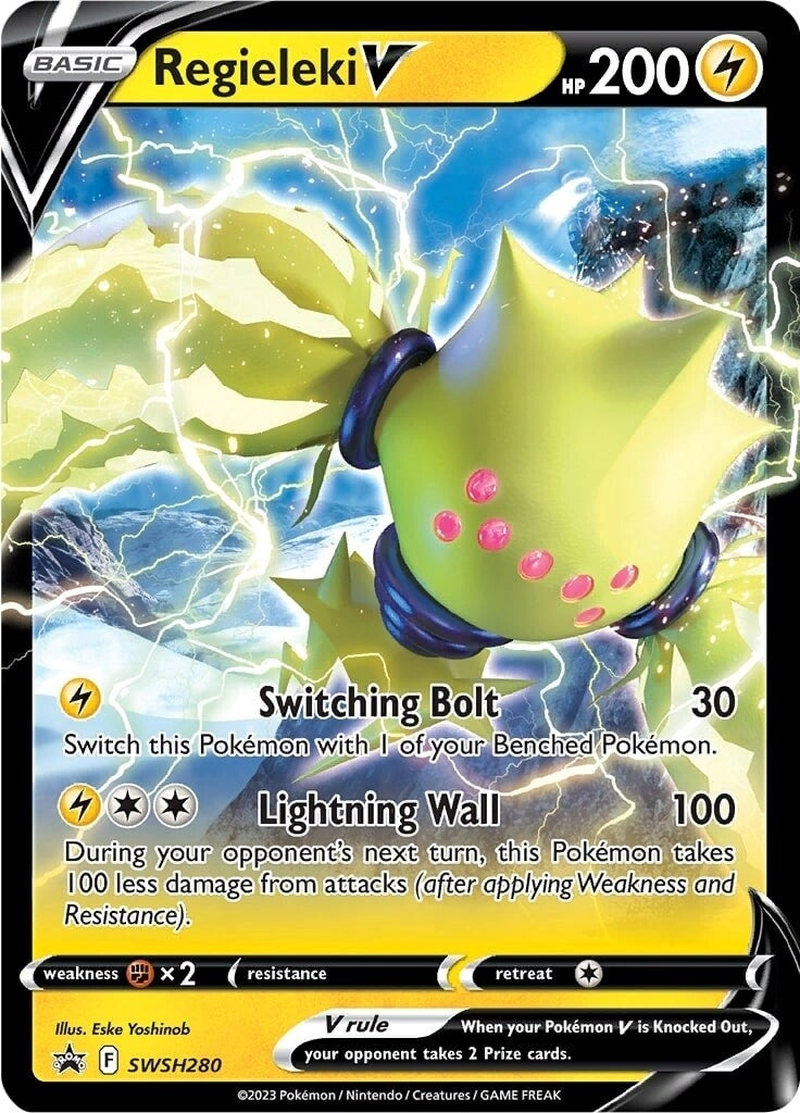 Image for Regieleki V - SWSH280 (SWSH280) (SWSH: Sword & Shield Promo Cards) (SWSD) - Pokemon