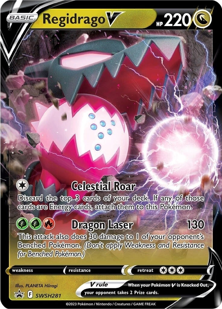 Image for Regidrago V - SWSH281 (SWSH281) (SWSH: Sword & Shield Promo Cards) (SWSD) - Pokemon