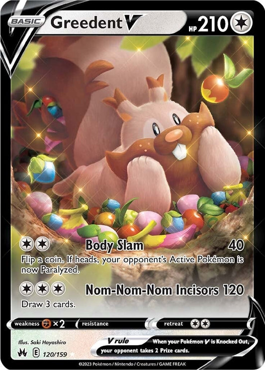 Image for Greedent V (120/159) (SWSH: Crown Zenith) (CRZ) - Pokemon