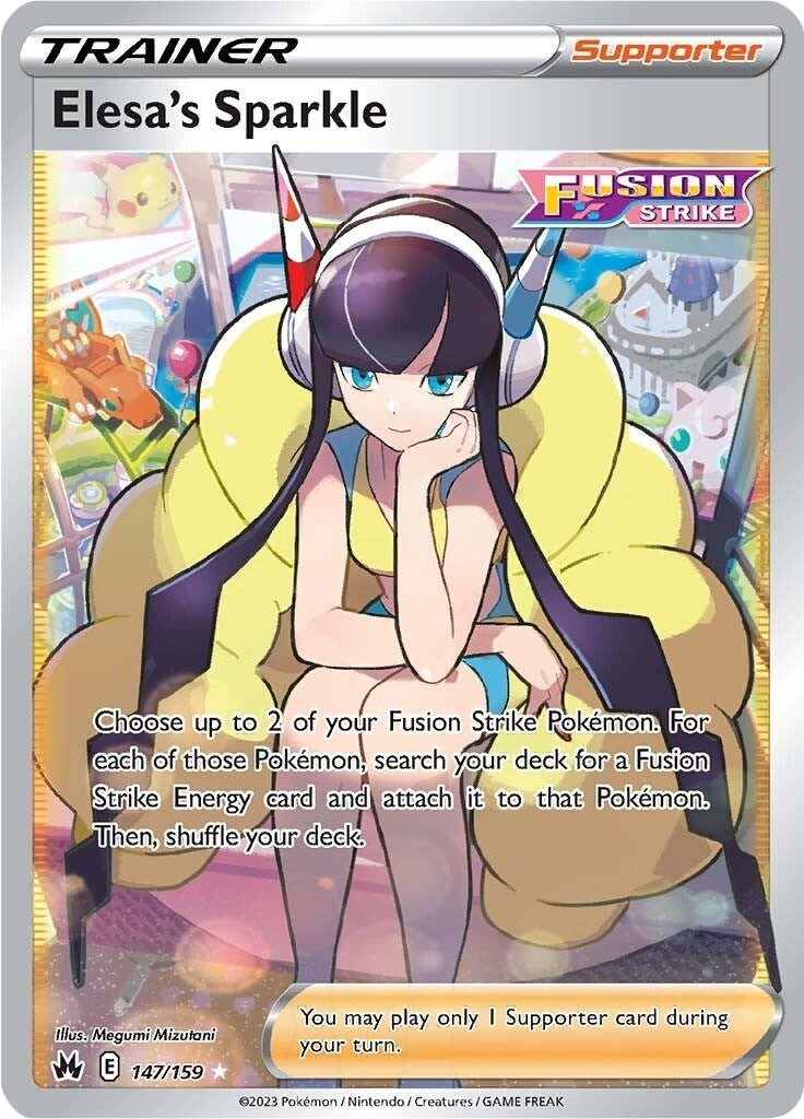 Image for Elesa's Sparkle (Full Art) (147/159) (SWSH: Crown Zenith) (CRZ) - Pokemon