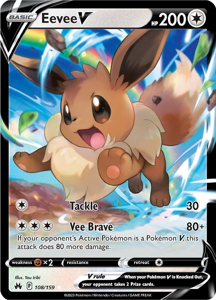 Image for Eevee V (108/159) (SWSH: Crown Zenith) (CRZ) - Pokemon