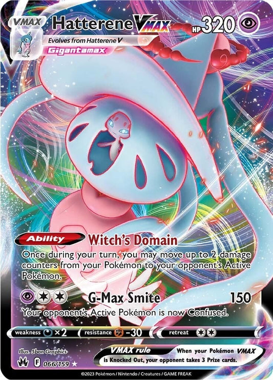 Image for Hatterene VMAX (066/159) (SWSH: Crown Zenith) (CRZ) - Pokemon
