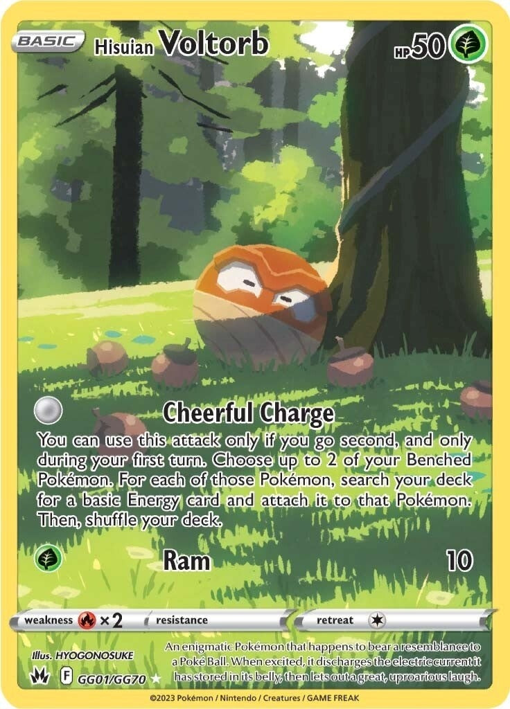 Image for Hisuian Voltorb (GG01/GG70) (SWSH: Crown Zenith: Galarian Gallery) (CRZ:GG) - Pokemon