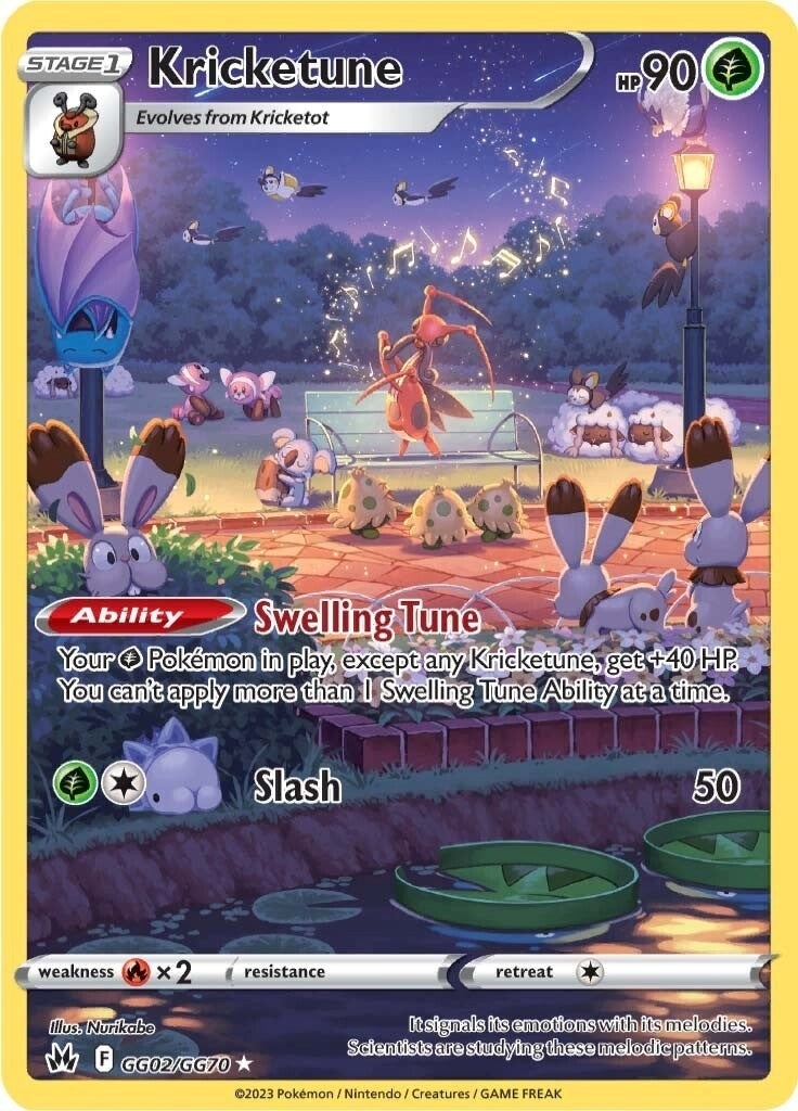 Image for Kricketune (GG02/GG70) (SWSH: Crown Zenith: Galarian Gallery) (CRZ:GG) - Pokemon