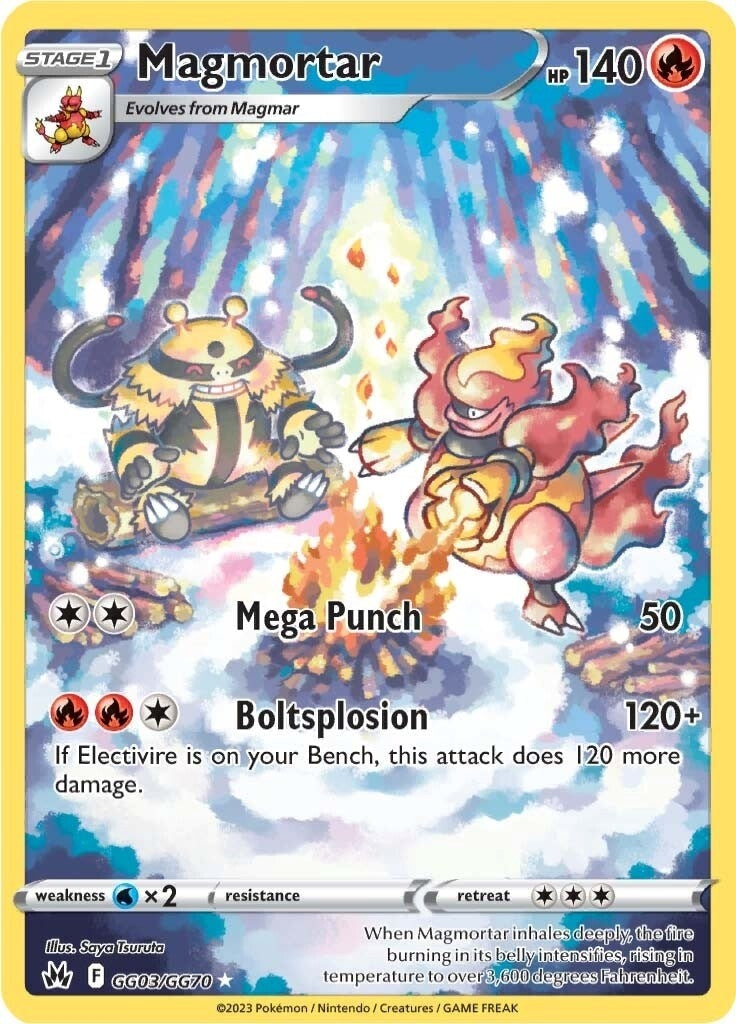 Image for Magmortar (GG03/GG70) (SWSH: Crown Zenith: Galarian Gallery) (CRZ:GG) - Pokemon
