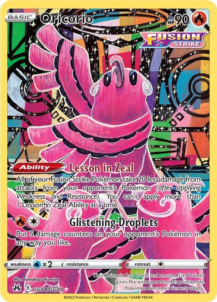 Image for Oricorio (GG04/GG70) (SWSH: Crown Zenith: Galarian Gallery) (CRZ:GG) - Pokemon