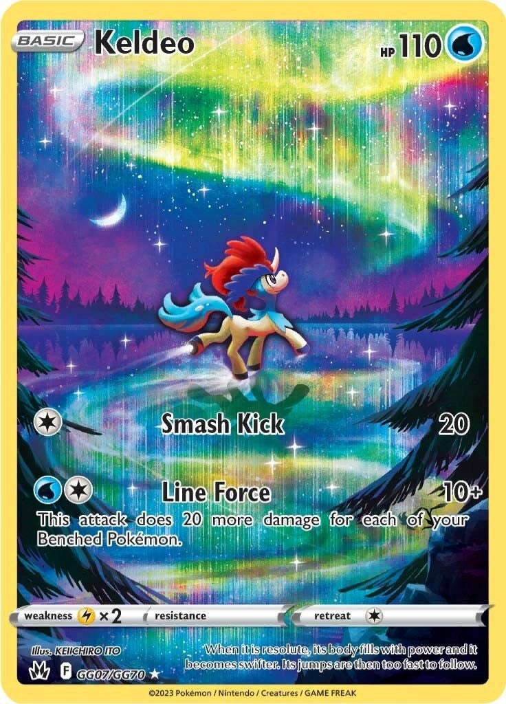 Image for Keldeo (GG07/GG70) (SWSH: Crown Zenith: Galarian Gallery) (CRZ:GG) - Pokemon