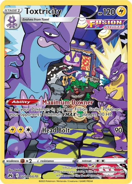 Image for Toxtricity (GG09/GG70) (SWSH: Crown Zenith: Galarian Gallery) (CRZ:GG) - Pokemon