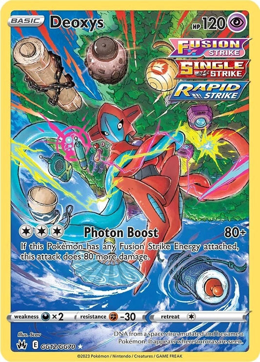 Image for Deoxys (GG12/GG70) (SWSH: Crown Zenith: Galarian Gallery) (CRZ:GG) - Pokemon