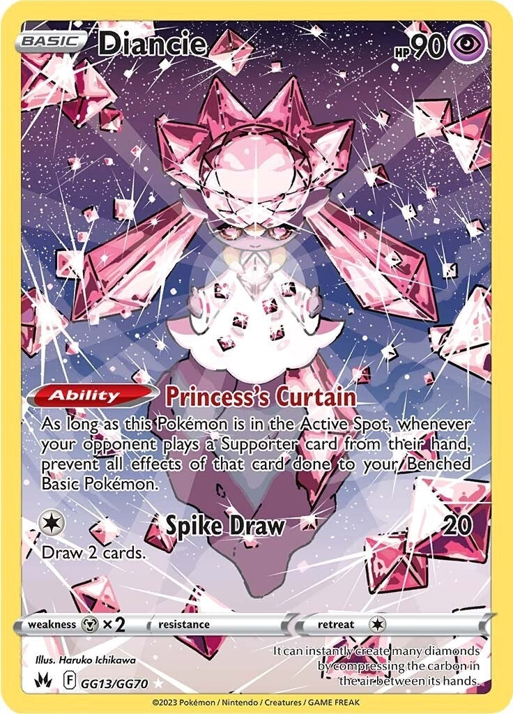 Image for Diancie (GG13/GG70) (SWSH: Crown Zenith: Galarian Gallery) (CRZ:GG) - Pokemon
