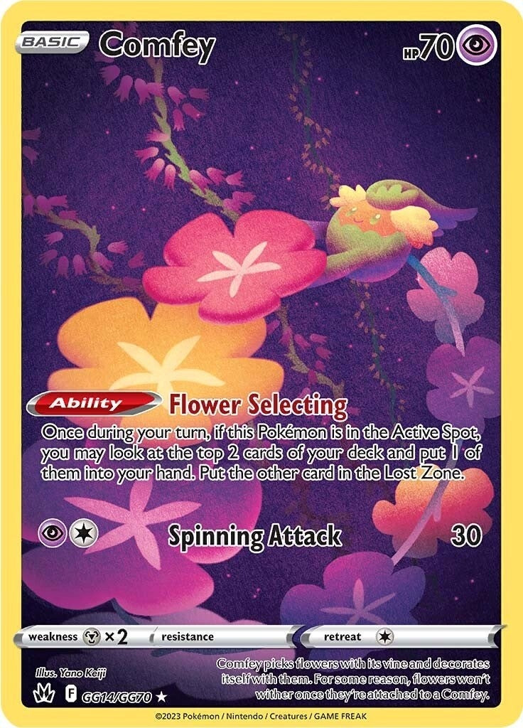 Image for Comfey (GG14/GG70) (SWSH: Crown Zenith: Galarian Gallery) (CRZ:GG) - Pokemon