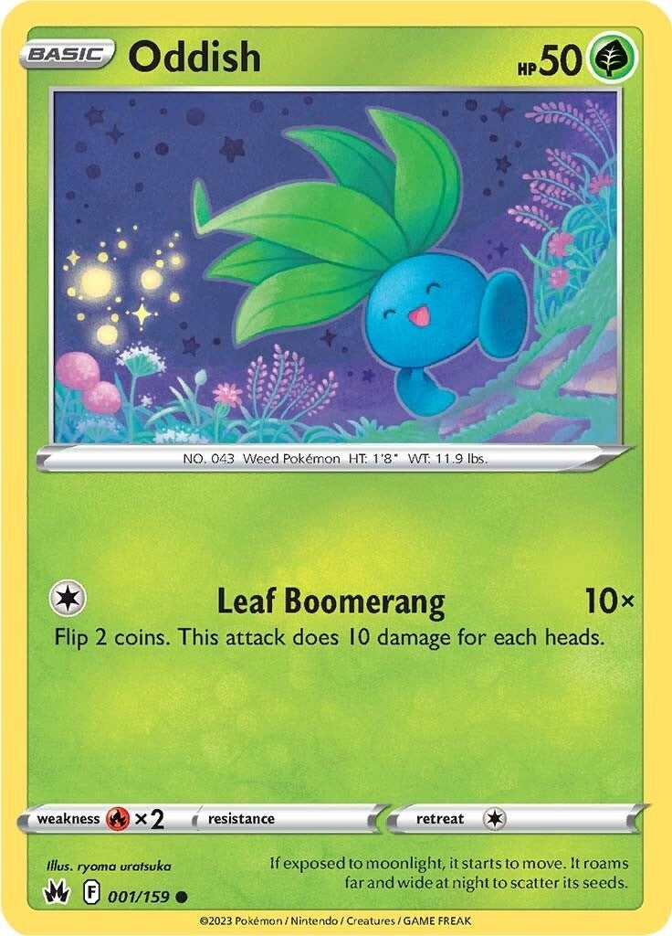 Image for Oddish (001/159) (SWSH: Crown Zenith) (CRZ) - Pokemon