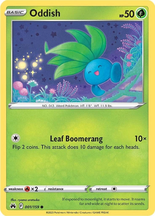 Image for Oddish (001/159) (SWSH: Crown Zenith) (CRZ) - Pokemon