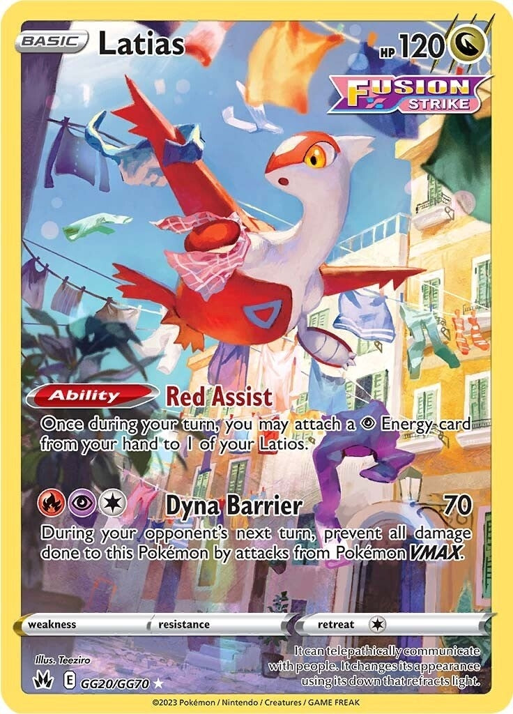 Image for Latias (GG20/GG70) (SWSH: Crown Zenith: Galarian Gallery) (CRZ:GG) - Pokemon