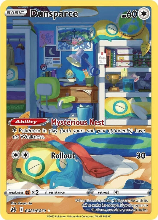 Image for Dunsparce (GG23/GG70) (SWSH: Crown Zenith: Galarian Gallery) (CRZ:GG) - Pokemon
