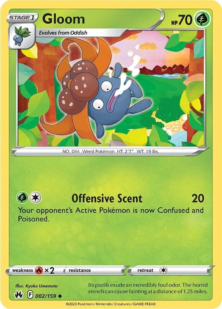 Image for Gloom (002/159) (SWSH: Crown Zenith) (CRZ) - Pokemon