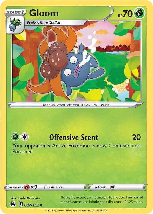Image for Gloom (002/159) (SWSH: Crown Zenith) (CRZ) - Pokemon