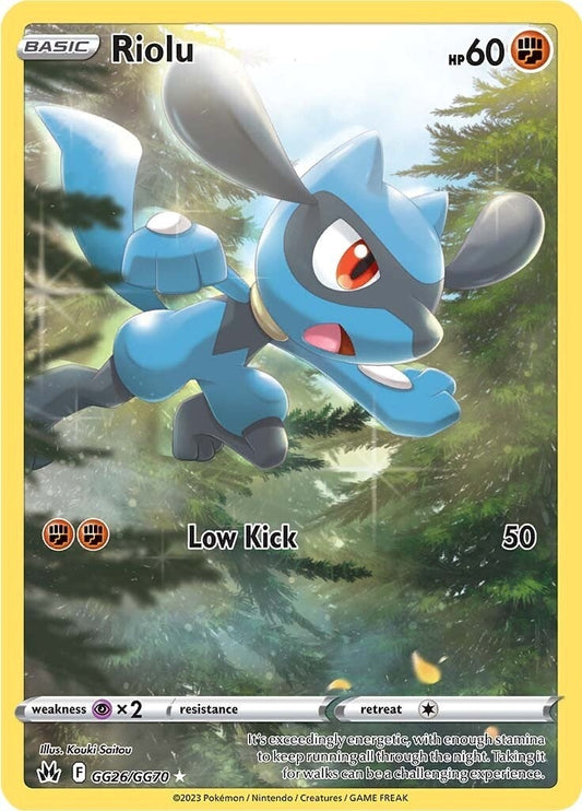 Image for Riolu (GG26/GG70) (SWSH: Crown Zenith: Galarian Gallery) (CRZ:GG) - Pokemon
