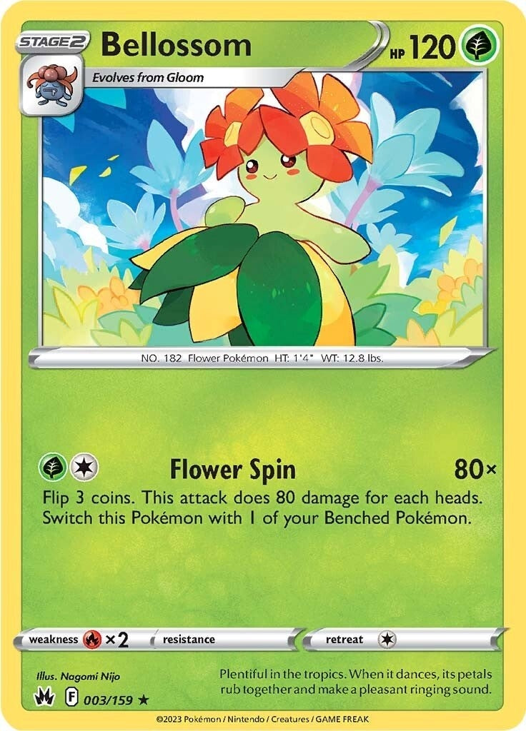 Image for Bellossom (003/159) (SWSH: Crown Zenith) (CRZ) - Pokemon