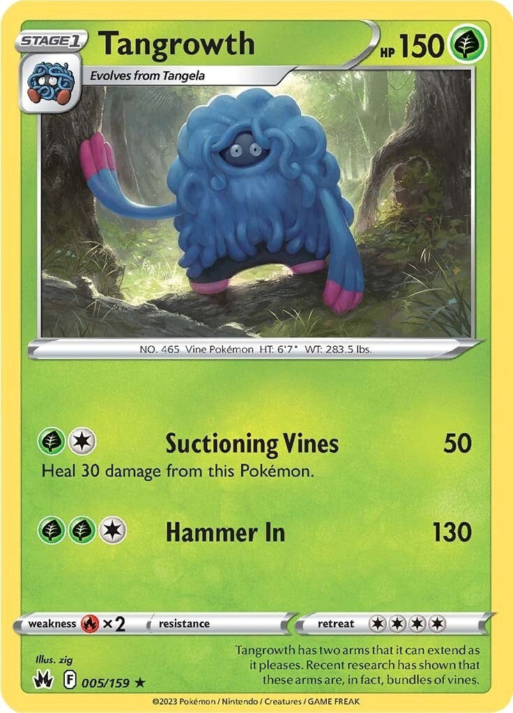 Image for Tangrowth (005/159) (SWSH: Crown Zenith) (CRZ) - Pokemon