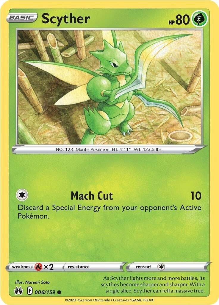 Image for Scyther (006/159) (SWSH: Crown Zenith) (CRZ) - Pokemon