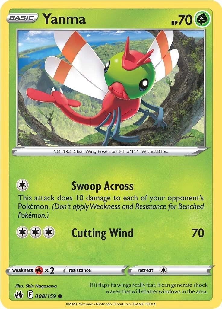 Image for Yanma (008/159) (SWSH: Crown Zenith) (CRZ) - Pokemon