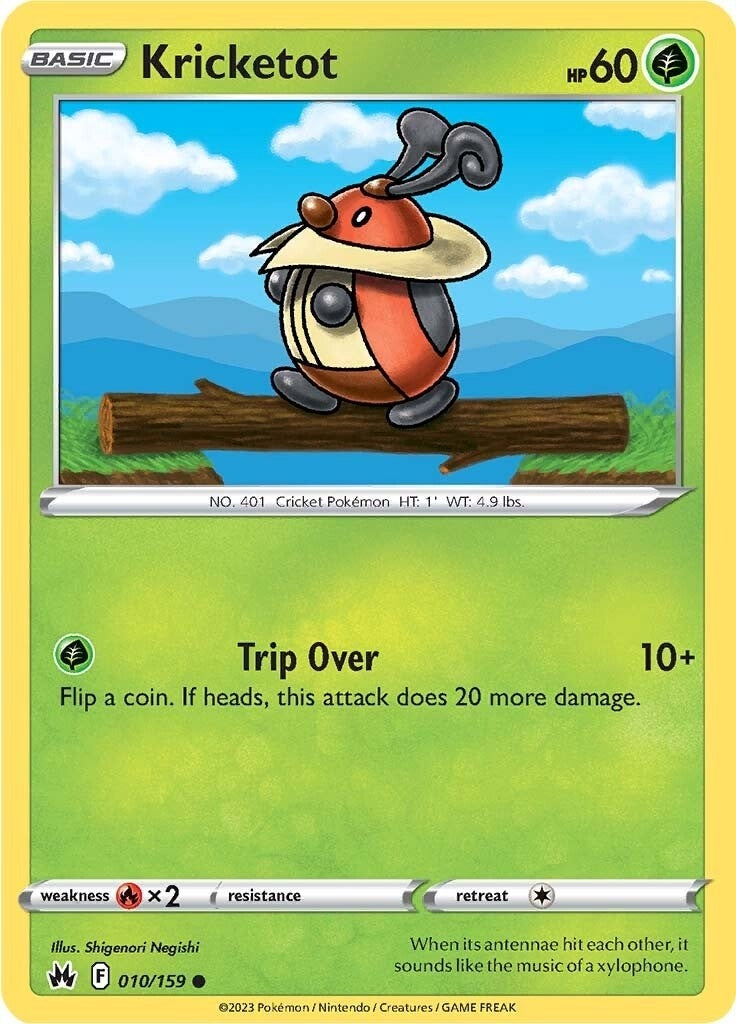 Image for Kricketot (010/159) (SWSH: Crown Zenith) (CRZ) - Pokemon