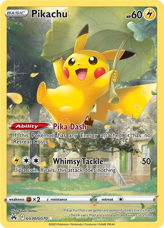 Image for Pikachu (GG30/GG70) (SWSH: Crown Zenith: Galarian Gallery) (CRZ:GG) - Pokemon