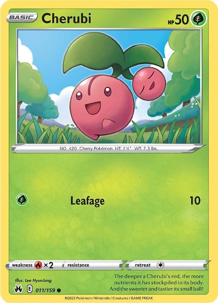 Image for Cherubi (011/159) (SWSH: Crown Zenith) (CRZ) - Pokemon