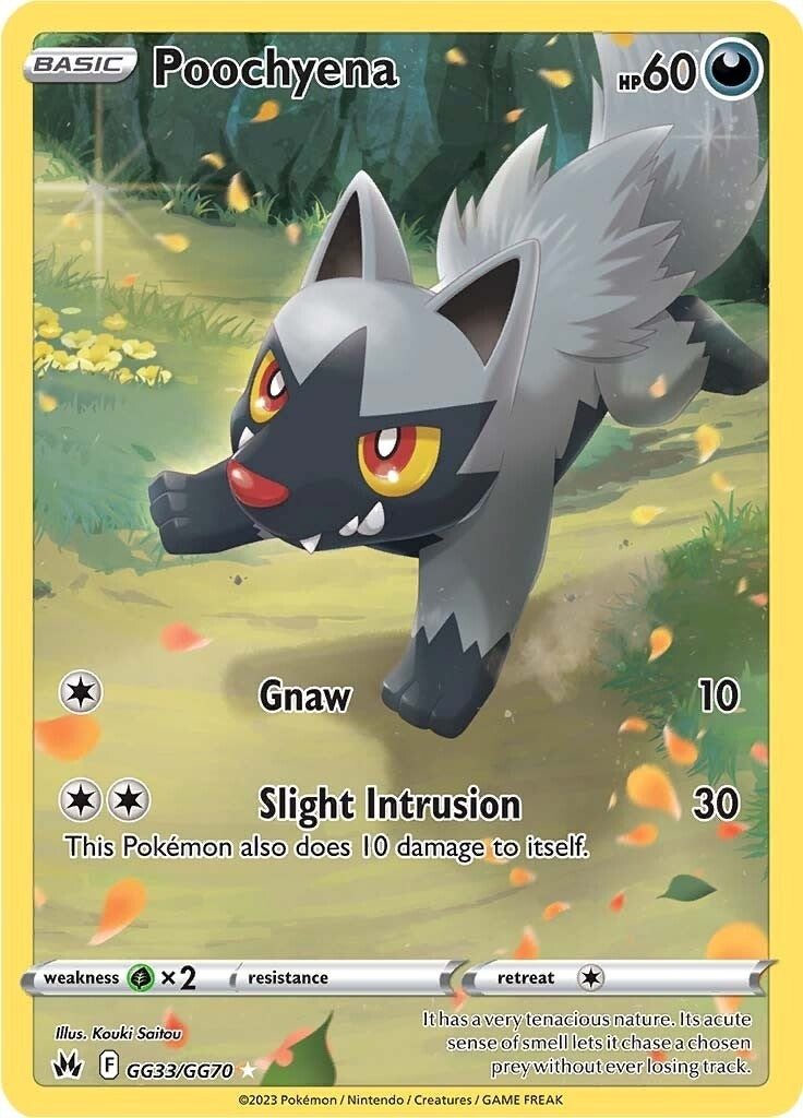 Image for Poochyena (GG33/GG70) (SWSH: Crown Zenith: Galarian Gallery) (CRZ:GG) - Pokemon