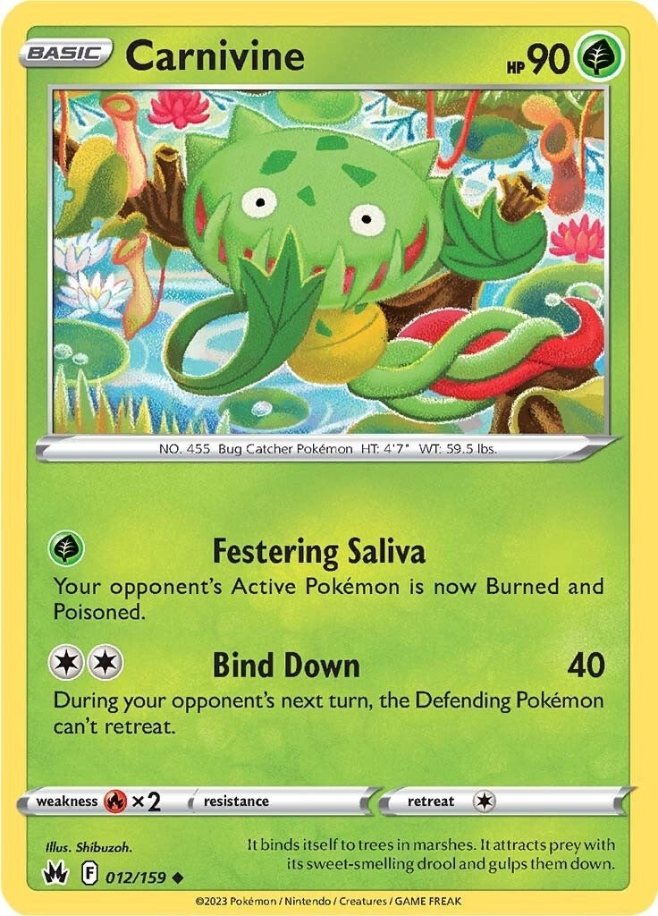 Image for Carnivine (012/159) (SWSH: Crown Zenith) (CRZ) - Pokemon