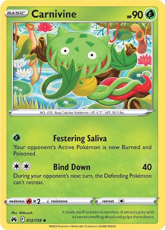 Image for Carnivine (012/159) (SWSH: Crown Zenith) (CRZ) - Pokemon