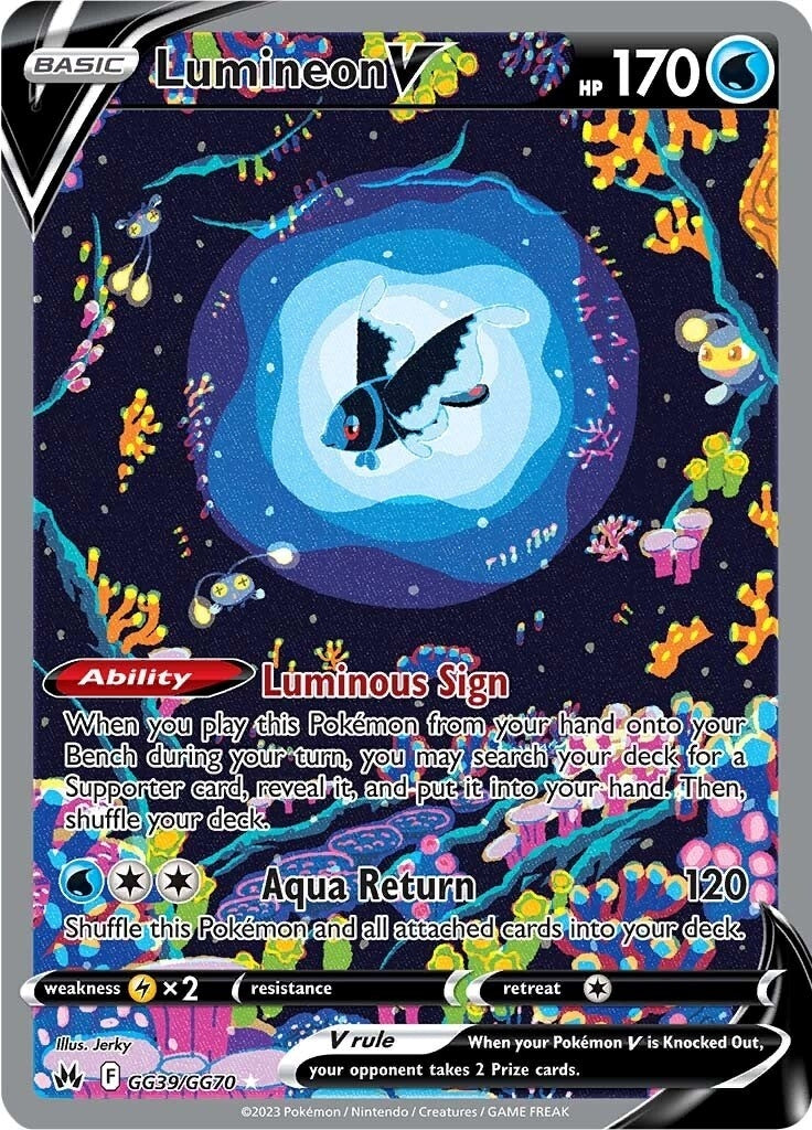 Image for Lumineon V (GG39/GG70) (SWSH: Crown Zenith: Galarian Gallery) (CRZ:GG) - Pokemon
