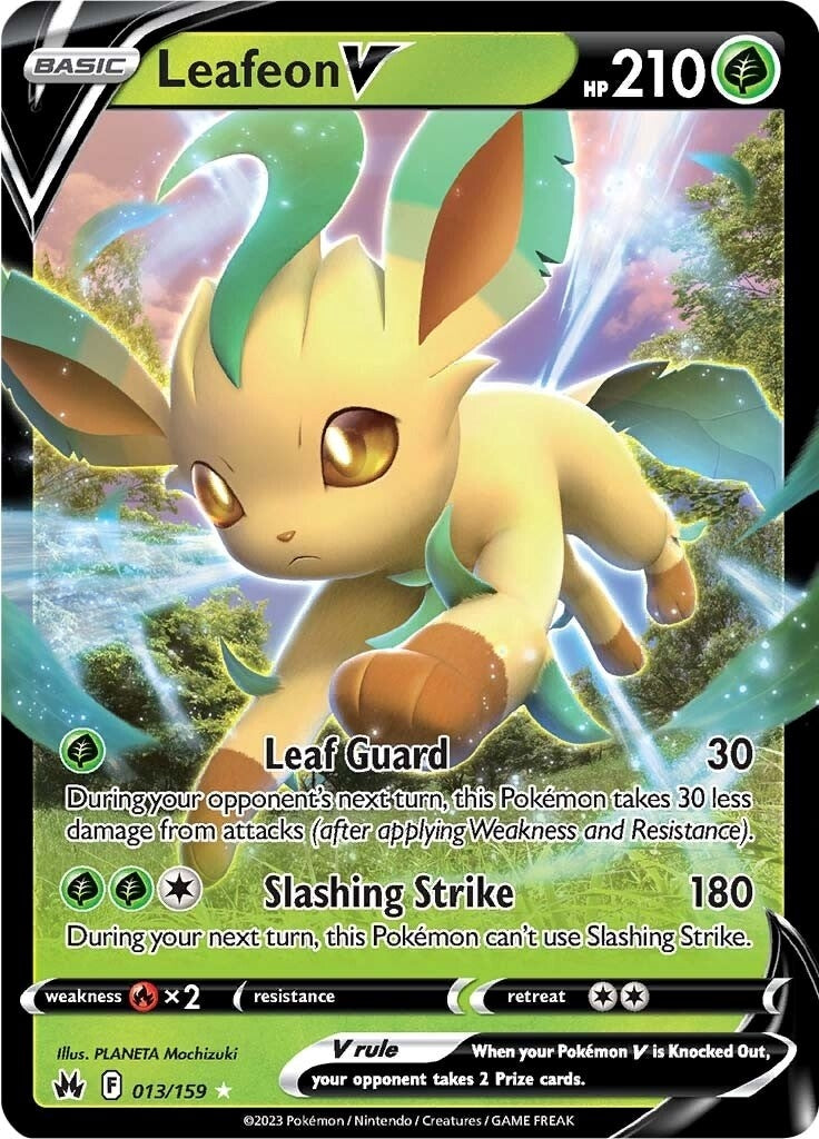 Image for Leafeon V (013/159) (SWSH: Crown Zenith) (CRZ) - Pokemon