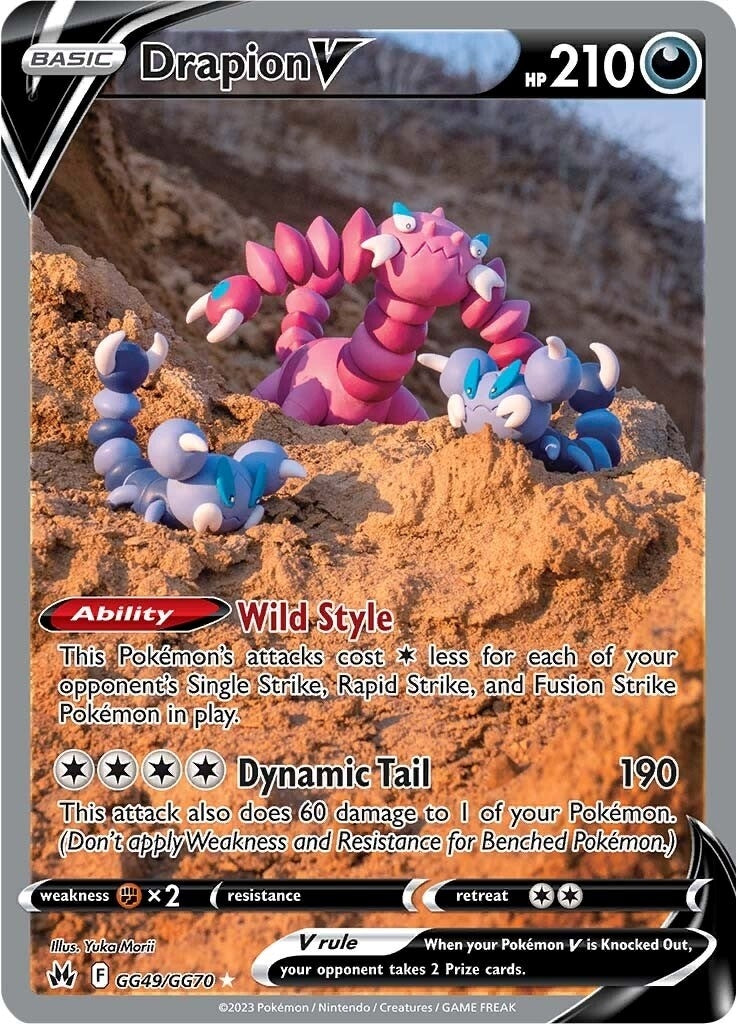 Image for Drapion V (GG49/GG70) (SWSH: Crown Zenith: Galarian Gallery) (CRZ:GG) - Pokemon